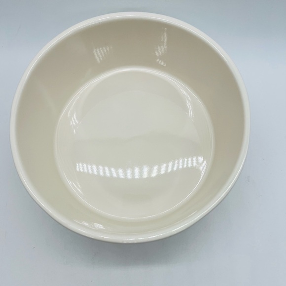 RAE DUNN LARGE DOG RESCUED BOWL DISH WHITE WITH BLACK WRITING - Picture 4 of 8